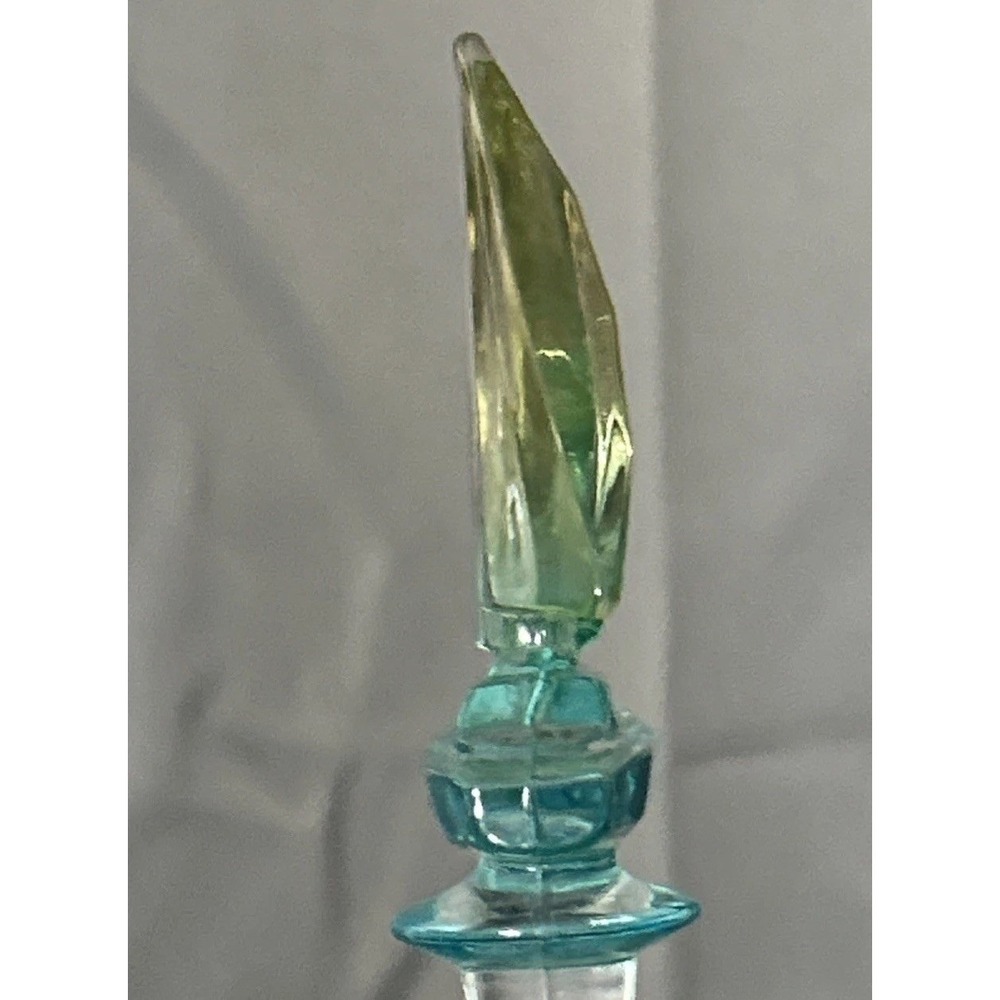 Bottle Stopper Sailboat Teal Yellow Wine Barware Nautical Maritime Handcrafted - Picture 5 of 11